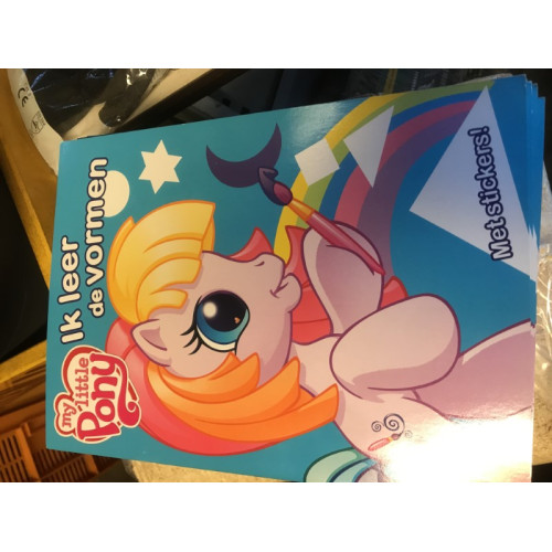 14 stuks Little pony kinderboek, ik leer de vormen