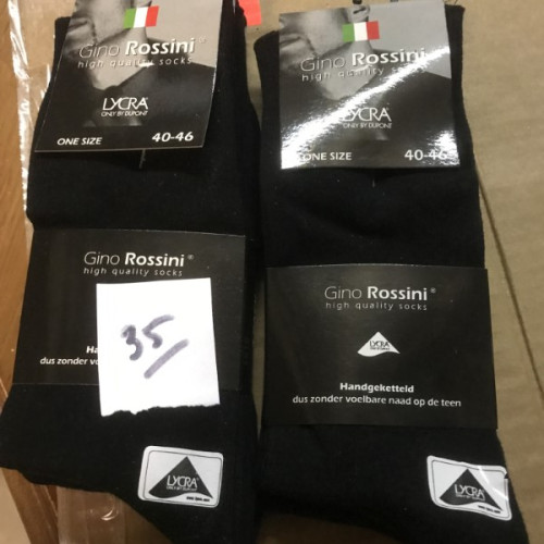 3 bundels Gino Rossini sockken, bundel van 3, retour uit verkoop