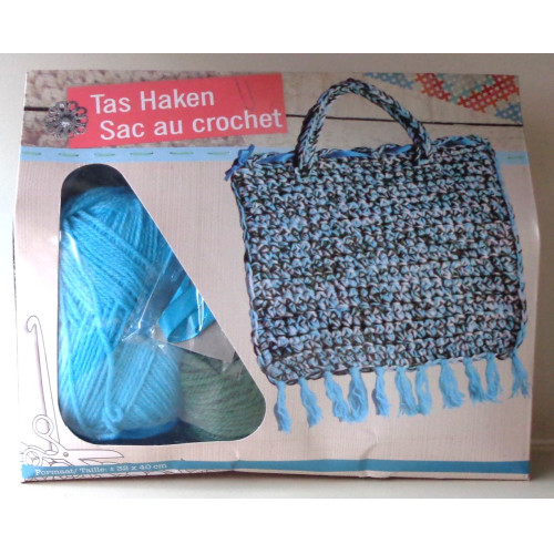 Handtas Om Zelf Te Haken : Blauw