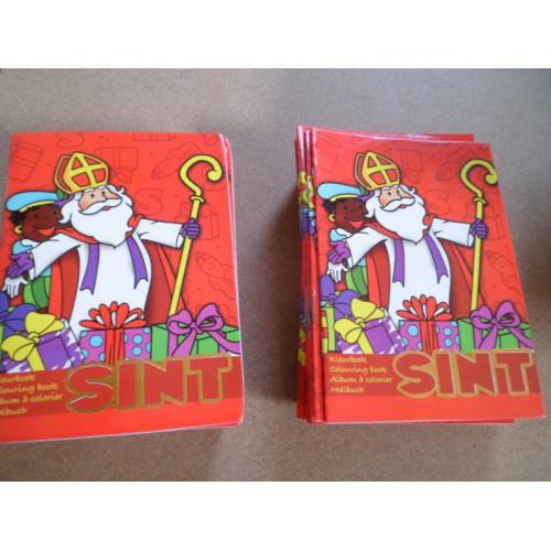24x Mini kleurboek Sinterklaas 